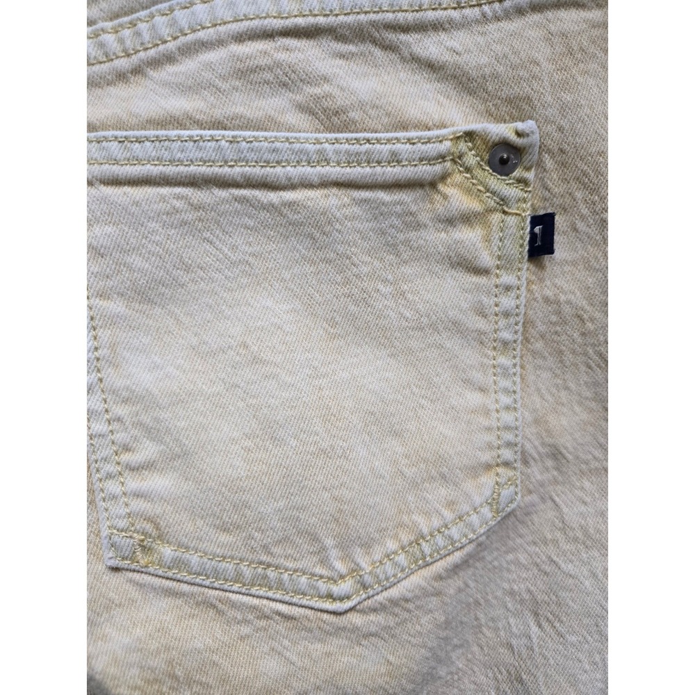 Pilcro Anthropologie Slim Boyfriend Jeans Yellow Denim Size 28 - Picture 9 of 9